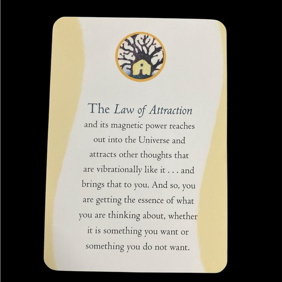 The Law of Attraction Teachings of Abraham 60 card deck Conscious Creation EUC - Picture 9 of 9